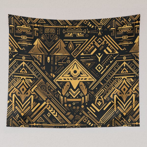 Item preview, Futuristic Tribes: A Fusion of Patterns and Technology Design Collection designed and sold by KaonDesign.