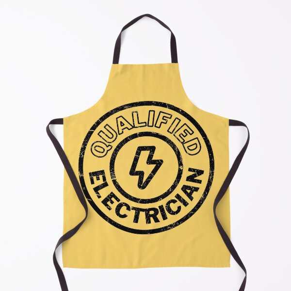 Item preview, Qualified Electrician Stamp - Black Distressed designed and sold by RetroNeon.
