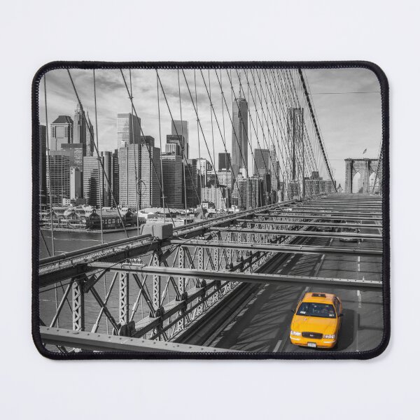 Item preview, Cab on Brooklyn Bridge designed and sold by assaf.