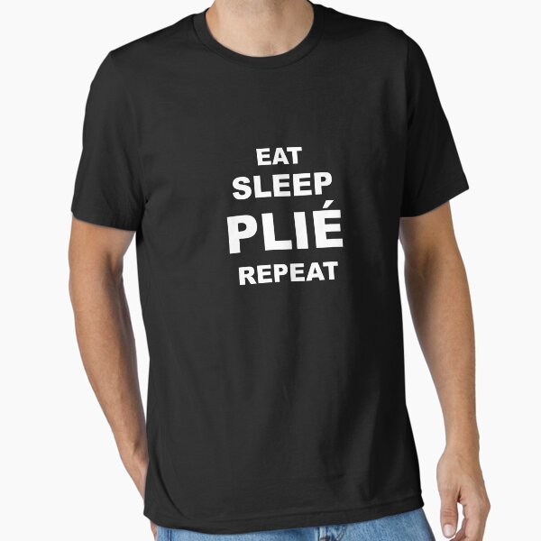 Vista previa del artículo con la obra «Eat Sleep Plie Repeat - Bailarina divertida», diseñado y vendido por NadyaCC.