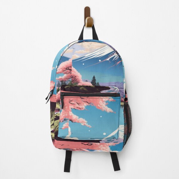 Item preview, Halo Mount Fuji Serenity - Tranquil Artwork of Japan's Iconic Peak designed and sold by joanwatson45.