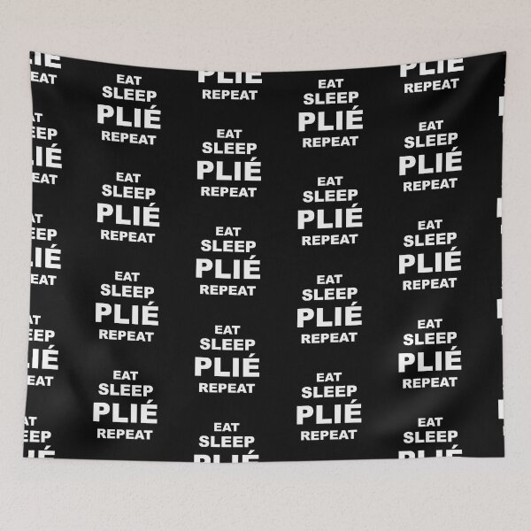 Item preview, Eat Sleep Plie Repeat - Funny Ballerina designed and sold by NadyaCC.