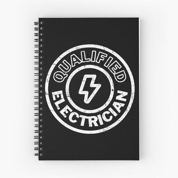 Item preview, Qualified Electrician Stamp - White Distressed designed and sold by RetroNeon.