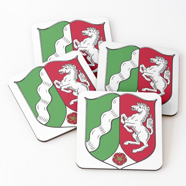 Item preview, Coat of arms of North Rhine-Westfalia designed and sold by HeraldryCabinet.