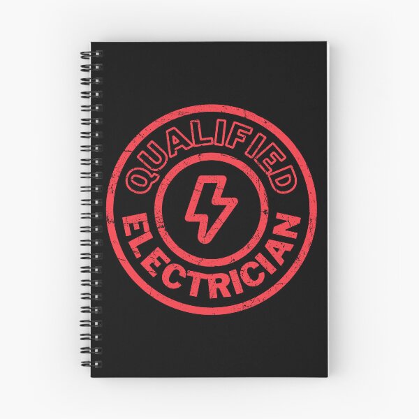 Item preview, Qualified Electrician Stamp - Red Distressed designed and sold by RetroNeon.