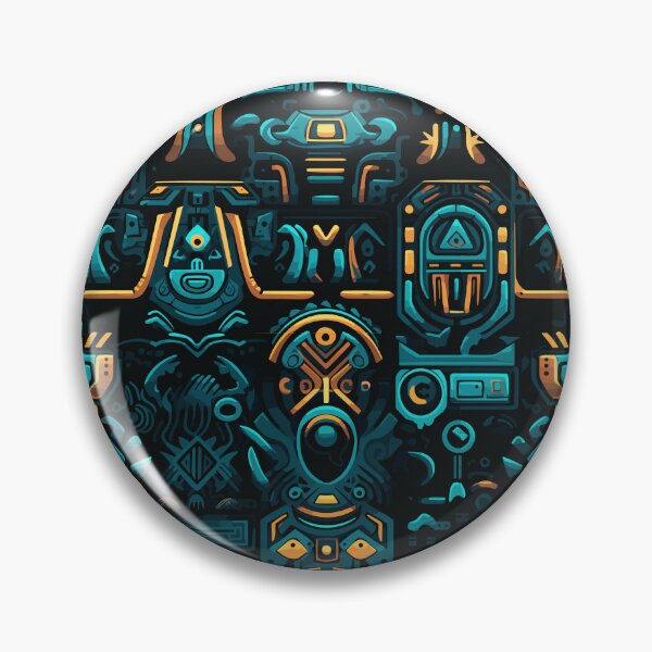 Item preview, Futuristic Tribes: A Fusion of Patterns and Technology Design Collection designed and sold by KaonDesign.
