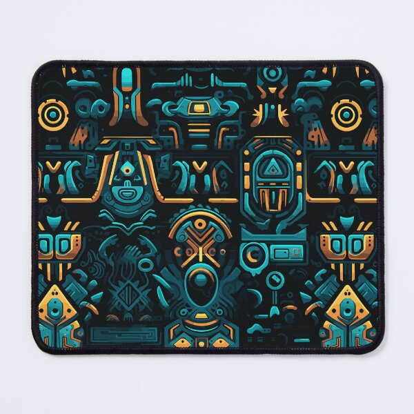 Item preview, Futuristic Tribes: A Fusion of Patterns and Technology Design Collection designed and sold by KaonDesign.