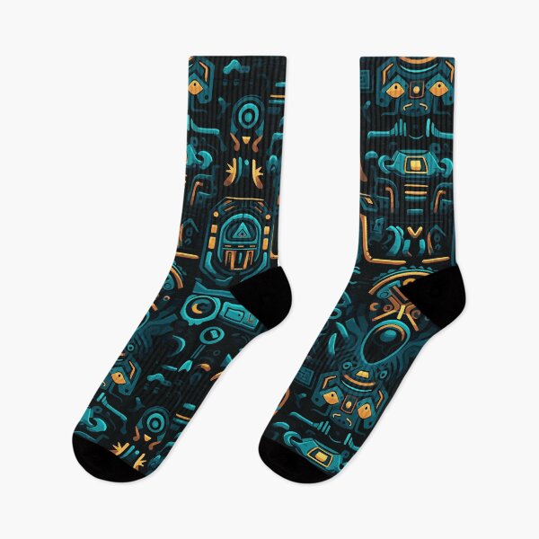 Item preview, Futuristic Tribes: A Fusion of Patterns and Technology Design Collection designed and sold by KaonDesign.
