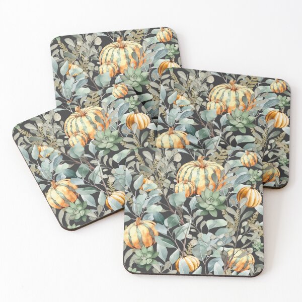 Item preview, Autumn pumpkins Pattern. Happy Halloween. Cute Cartoon black kitten in a halloween hat. Halloween pattern Trick or treat and guising illustration. Pattern pumpkin for Halloween design. designed and sold by Anastasiia Yurevych.