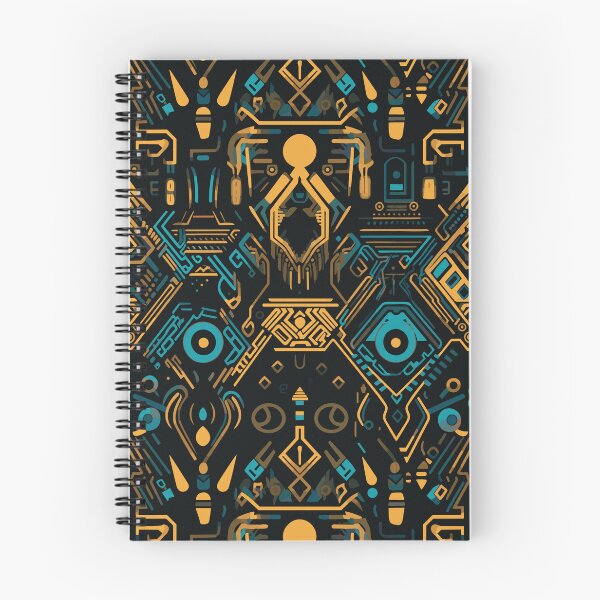 Item preview, Futuristic Tribes: A Fusion of Patterns and Technology Design Collection designed and sold by KaonDesign.
