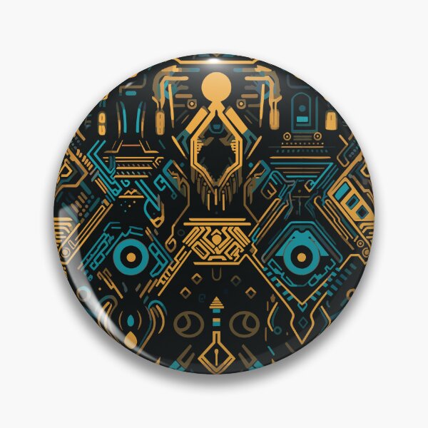 Item preview, Futuristic Tribes: A Fusion of Patterns and Technology Design Collection designed and sold by KaonDesign.