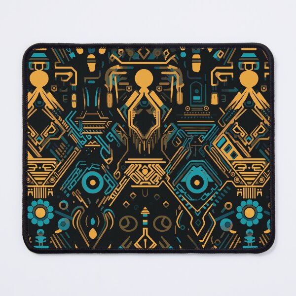 Item preview, Futuristic Tribes: A Fusion of Patterns and Technology Design Collection designed and sold by KaonDesign.