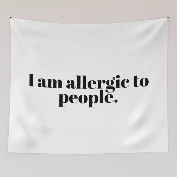 Item preview, Allergic to people designed and sold by SWETA HALDER.