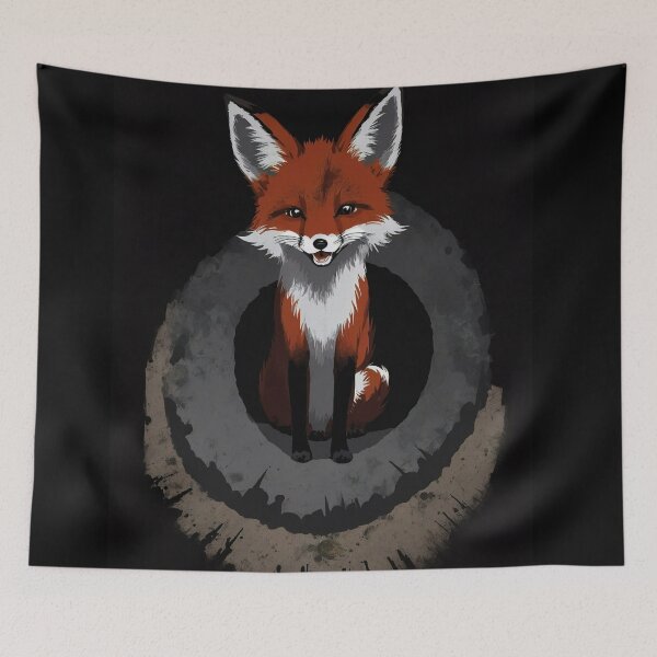Item preview, A Happy Fox Hole: Embracing Woodland Bliss designed and sold by meesin-shop.