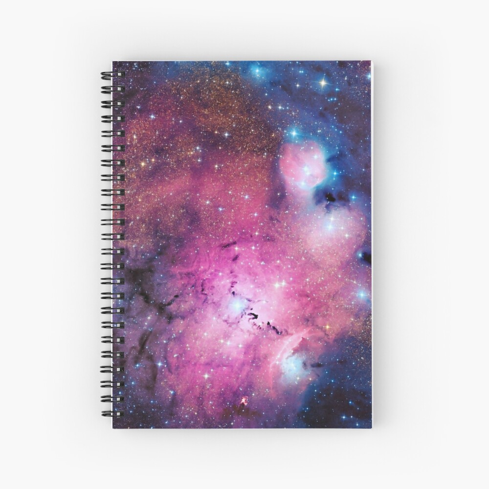 Cuaderno de espiral «Diseño de galaxia rosa y púrpura» de BossBabe |  Redbubble