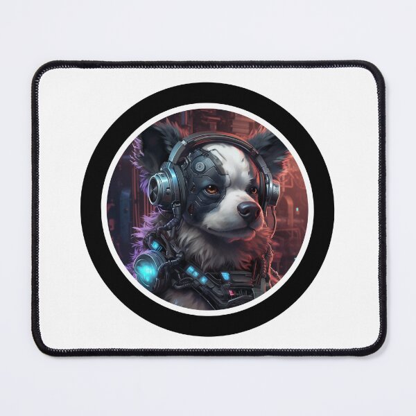 Item preview, Cyberhound Beats: The Futuristic Canine in Headphones designed and sold by FFables8.