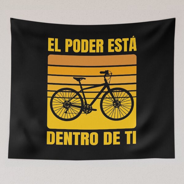 Item preview, El Poder Esta Dentro De Ti Spanish Inspirational Cycling Quote  designed and sold by Bad Kitty Designz.