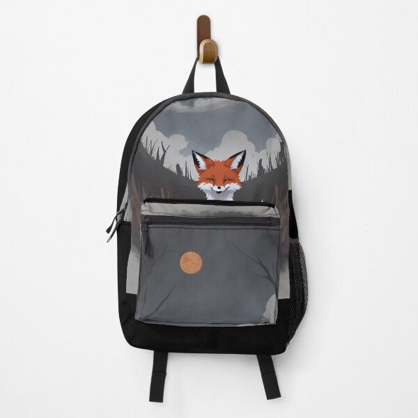 Item preview, Moonlit Bliss: A Happy Fox Hole with Moon Night T-Shirt designed and sold by meesin-shop.