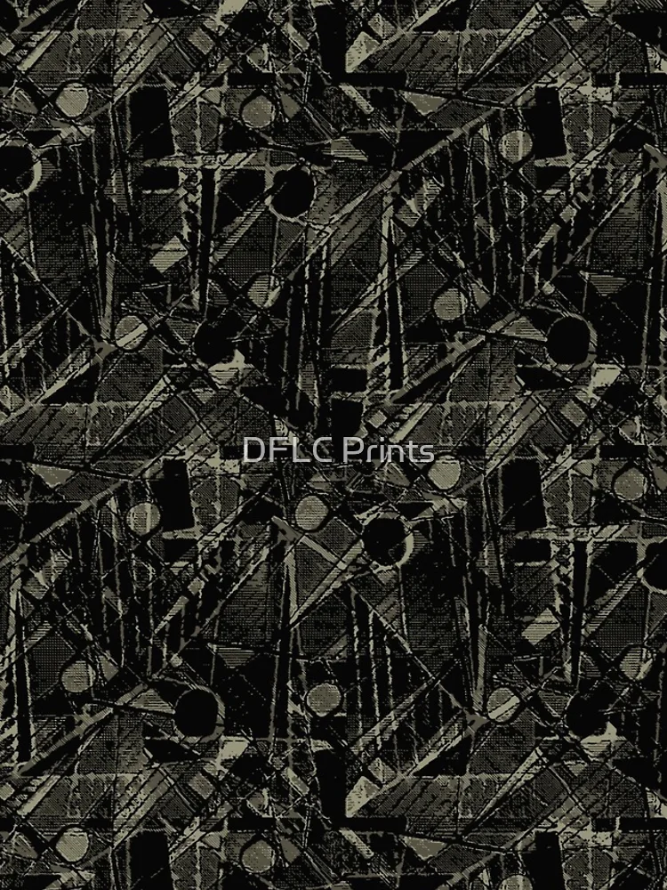 Thumbnail 4 of 4, iPhone Case, Abstract Collage Patchwork Pattern designed and sold by DFLC Prints.