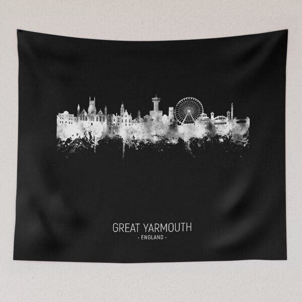 Item preview, Great Yarmouth England Skyline designed and sold by ArtPrints.