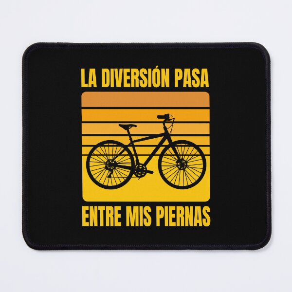 Item preview, Funny Cycling Quote in Spanish La Diversion Pasa Entre Mis Piernas Adult Humor designed and sold by Bad Kitty Designz.