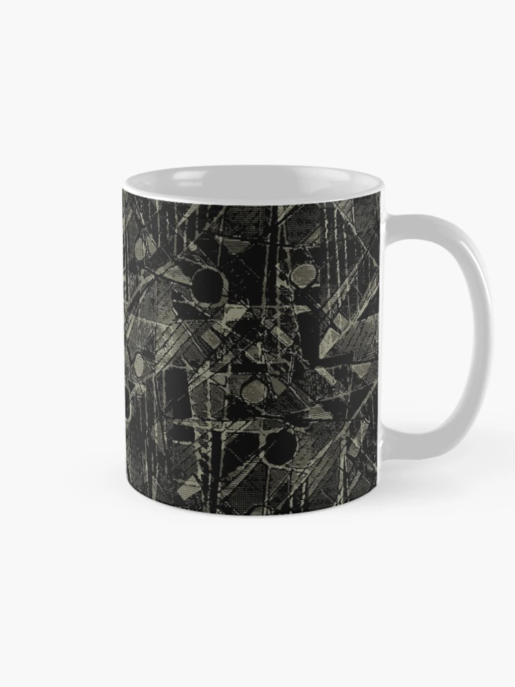 Thumbnail 3 of 6, Coffee Mug, Abstract Collage Patchwork Pattern designed and sold by DFLC Prints.