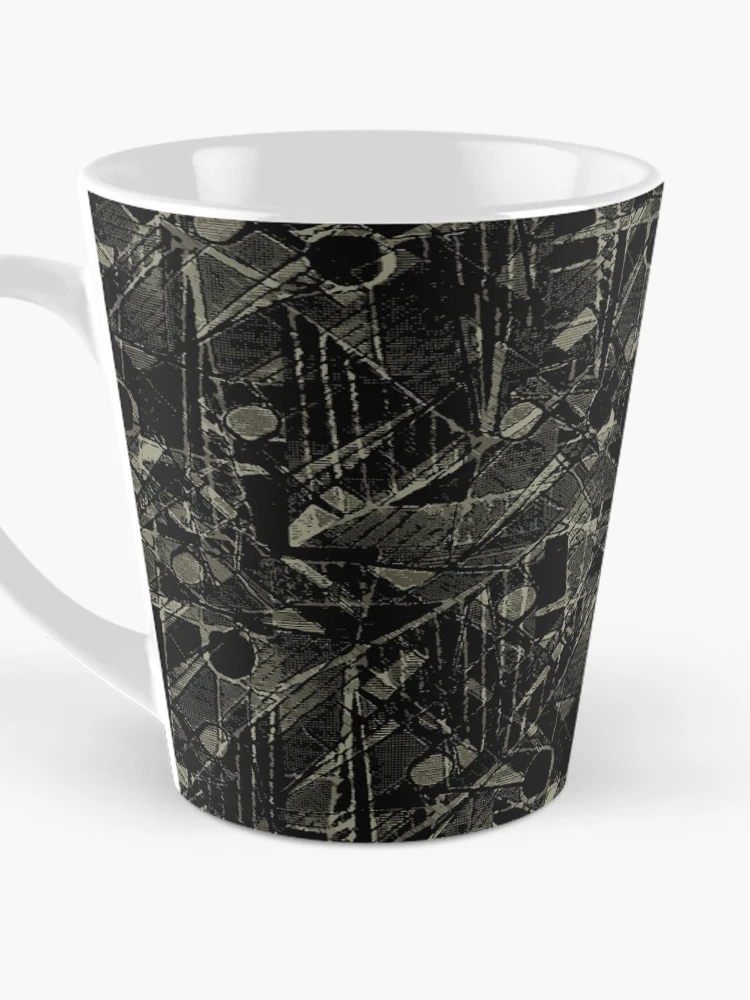 Thumbnail 3 of 4, Coffee Mug, Abstract Collage Patchwork Pattern designed and sold by DFLC Prints.