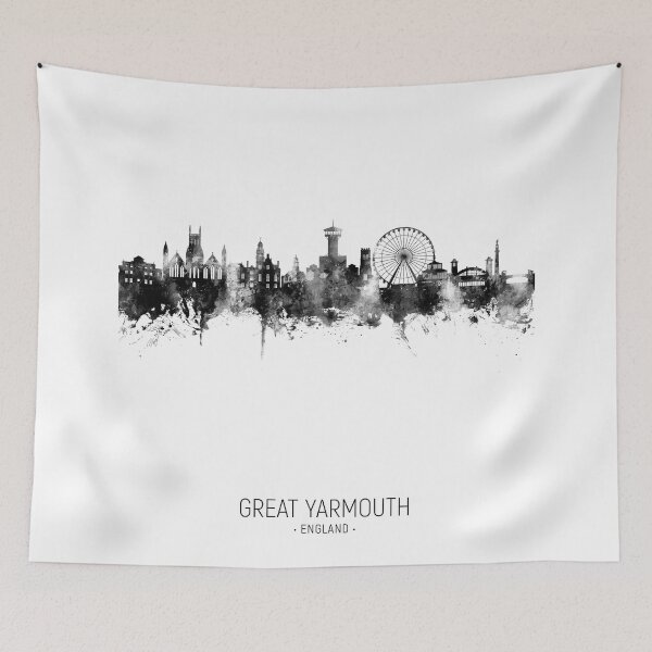 Item preview, Great Yarmouth England Skyline designed and sold by ArtPrints.