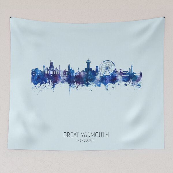 Item preview, Great Yarmouth England Skyline designed and sold by ArtPrints.