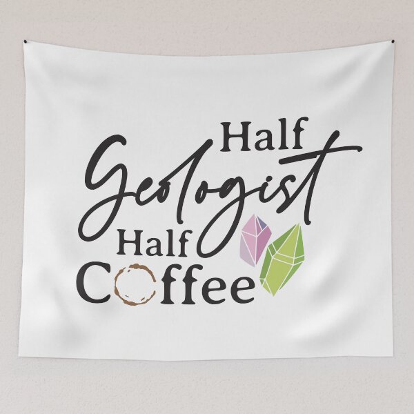 Item preview, Half geologist Half coffee designed and sold by 397HOUSE Your happy time.