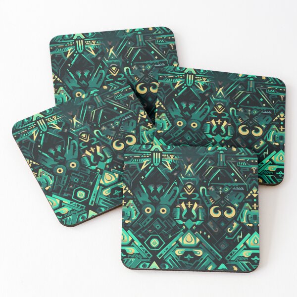 Item preview, Futuristic Tribes: A Fusion of Patterns and Technology Design Collection designed and sold by KaonDesign.