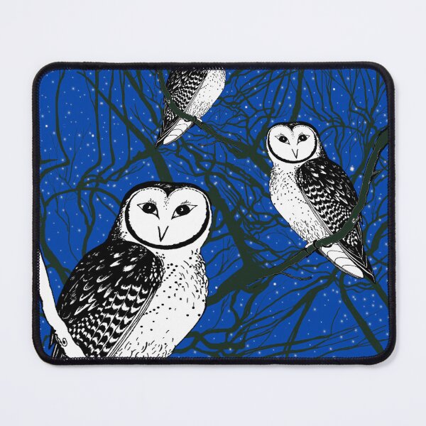 Item preview, Tasmanian Masked Owls at night designed and sold by topologydesign.