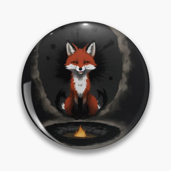Item preview, Fireside Bliss: A Happy Fox Hole with Fire T-Shirt designed and sold by meesin-shop.