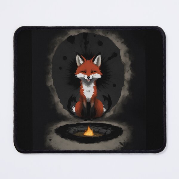 Item preview, Fireside Bliss: A Happy Fox Hole with Fire T-Shirt designed and sold by meesin-shop.