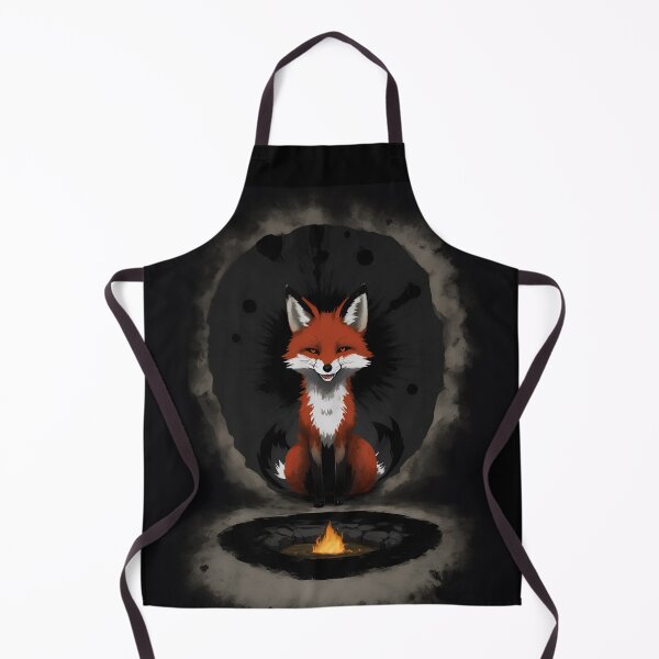 Item preview, Fireside Bliss: A Happy Fox Hole with Fire T-Shirt designed and sold by meesin-shop.