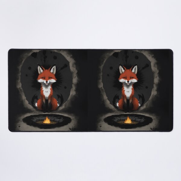 Item preview, Fireside Bliss: A Happy Fox Hole with Fire T-Shirt designed and sold by meesin-shop.