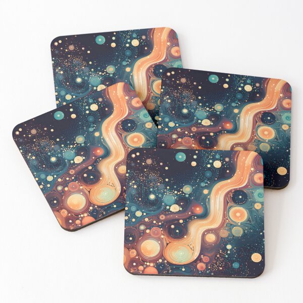 Item preview, Cosmic patterns: Planet formation orange light moving  designed and sold by Muangluang.