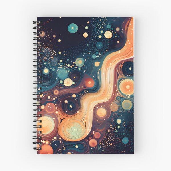 Item preview, Cosmic patterns: Planet formation orange light moving  designed and sold by Muangluang.
