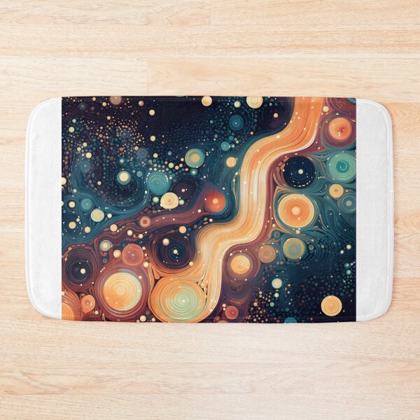 Item preview, Cosmic patterns: Planet formation orange light moving  designed and sold by Muangluang.