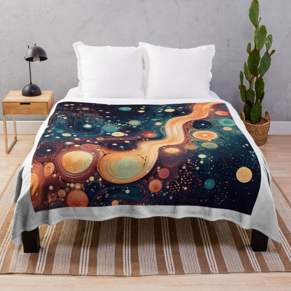Item preview, Cosmic patterns: Planet formation orange light moving  designed and sold by Muangluang.