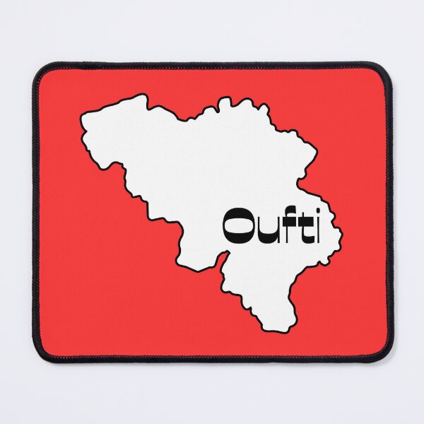Item preview, Phew! belgian expression of Liege in black and white designed and sold by PausePapote.