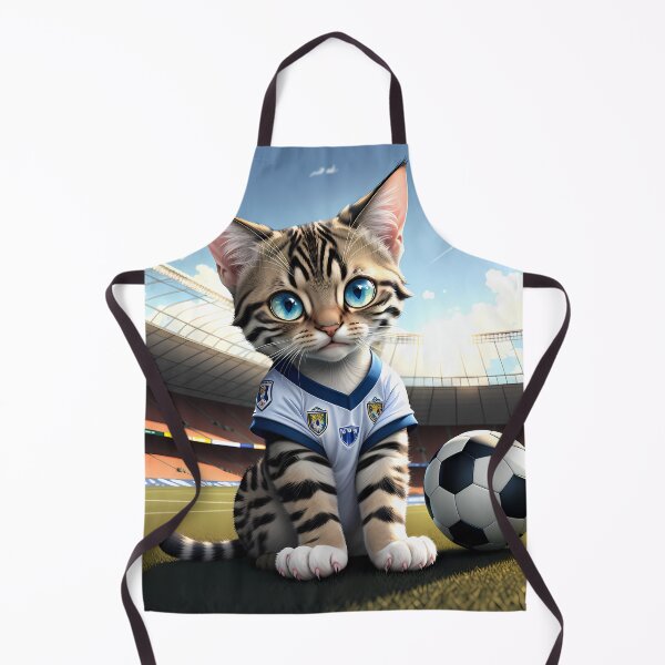 Item preview, cat playing soccer designed and sold by Animal-Avenue.