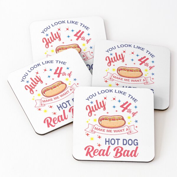 Item preview, You Look Like 4th Of July Makes Me Want A Hot Dog Real Bad T-Shirt designed and sold by design-animals.