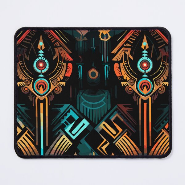 Item preview, Futuristic Tribes: A Fusion of Patterns and Technology Design Collection designed and sold by KaonDesign.