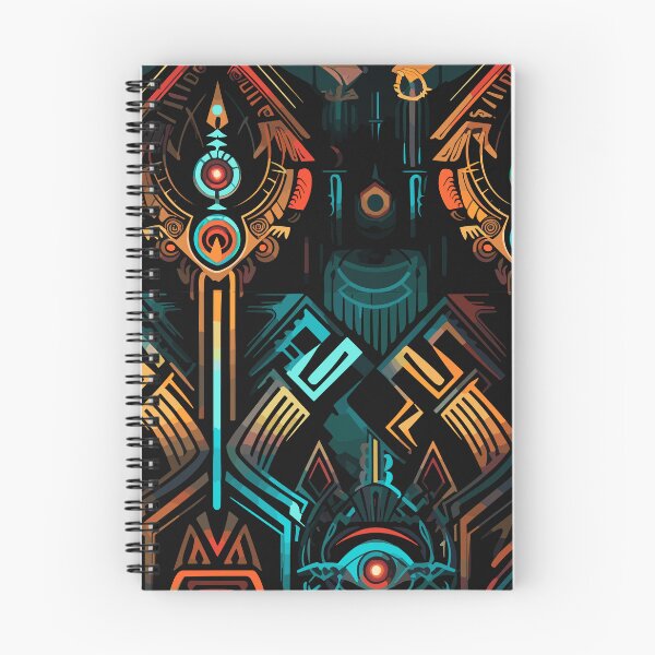 Item preview, Futuristic Tribes: A Fusion of Patterns and Technology Design Collection designed and sold by KaonDesign.