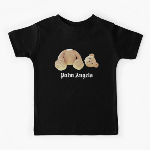 Kids Black Bear T-Shirt by Palm Angels