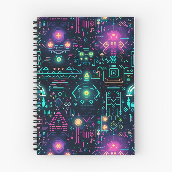 Item preview, Futuristic Tribes: A Fusion of Patterns and Technology Design Collection designed and sold by KaonDesign.