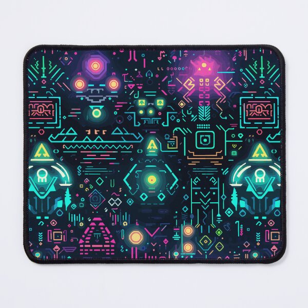 Item preview, Futuristic Tribes: A Fusion of Patterns and Technology Design Collection designed and sold by KaonDesign.