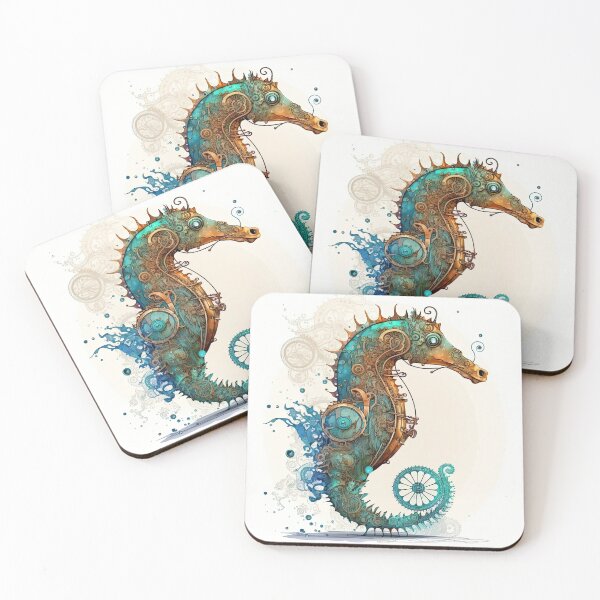 Item preview, Mechanical Enchantment: Steampunk Seahorse designed and sold by cece4410.