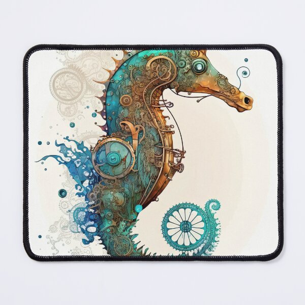Item preview, Mechanical Enchantment: Steampunk Seahorse designed and sold by cece4410.